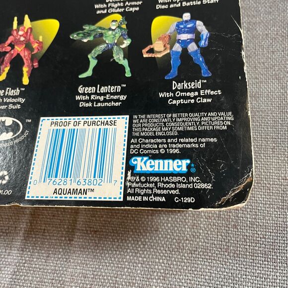 Aquaman DC Comics Total Justice 1996 Kenner Action Figure Batman Hasbro - Picture 3 of 6